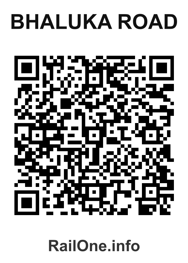 RailOne QR Code for Bhaluka Road station