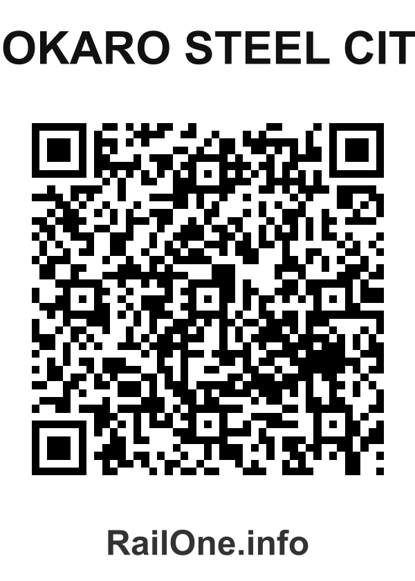 RailOne QR Code for Bokaro Steel City station