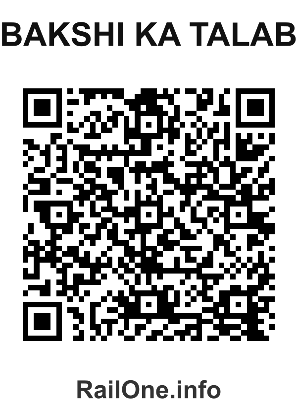 RailOne QR Code for Bakshi Ka Talab station