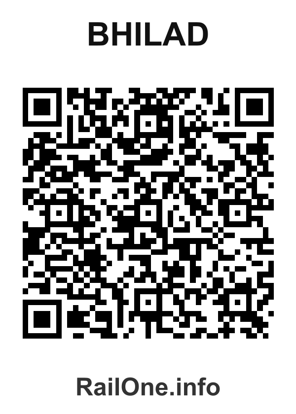 RailOne QR Code for Bhilad station