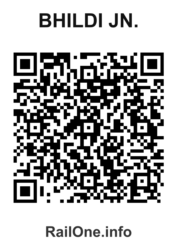 RailOne QR Code for Bhildi Jn. station