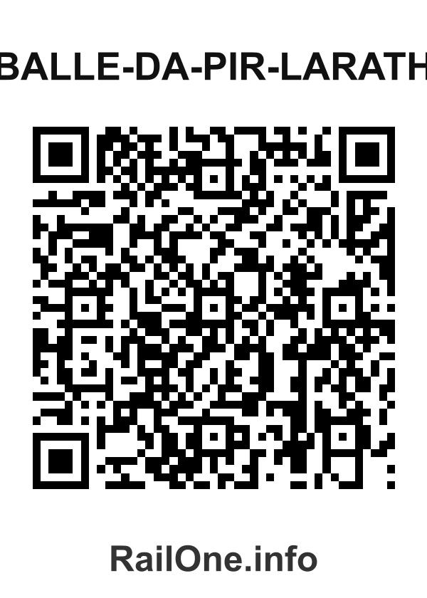 RailOne QR Code for Balle-da-pir-larath station