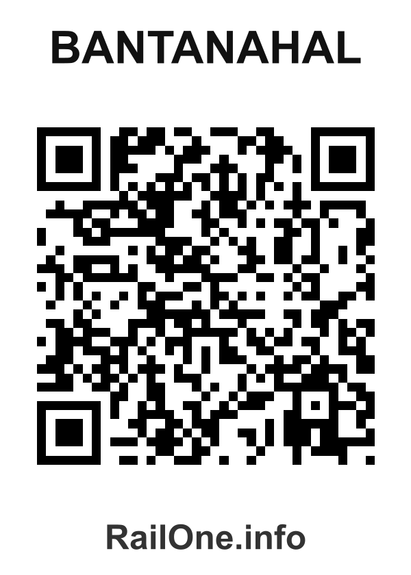 RailOne QR Code for Bantanahal station