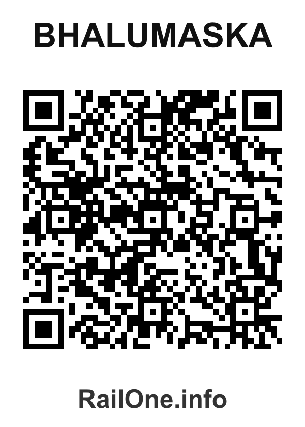 RailOne QR Code for Bhalumaska station