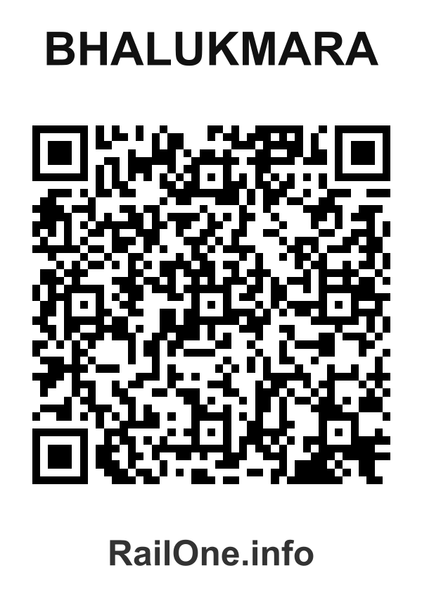 RailOne QR Code for Bhalukmara station