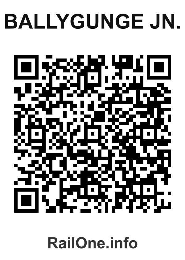 RailOne QR Code for Ballygunge Jn. station