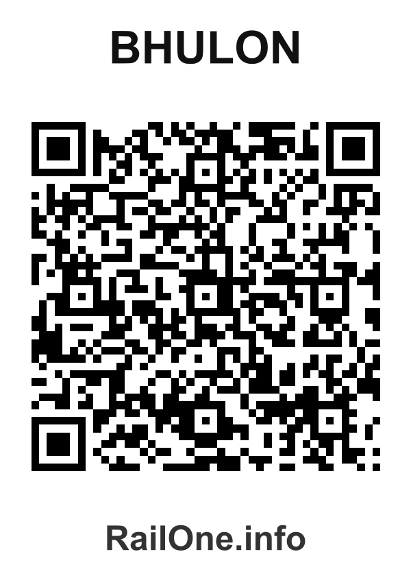 RailOne QR Code for Bhulon station