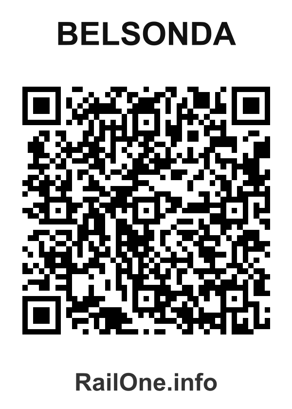 RailOne QR Code for Belsonda station