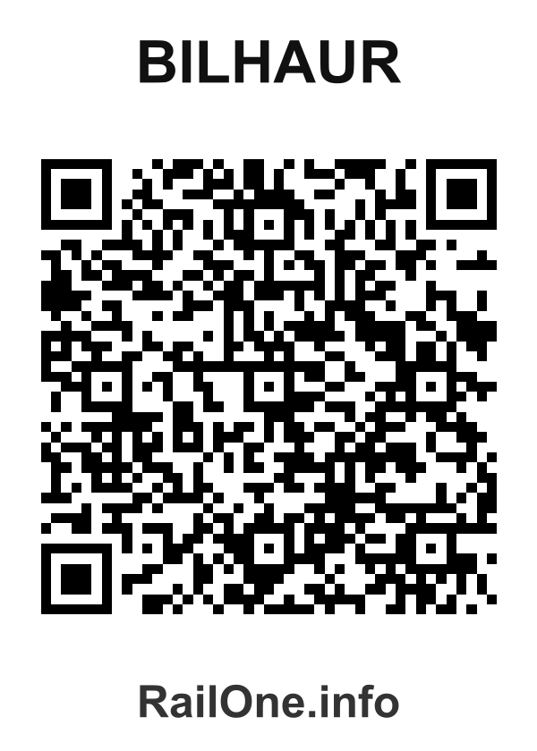RailOne QR Code for Bilhaur station
