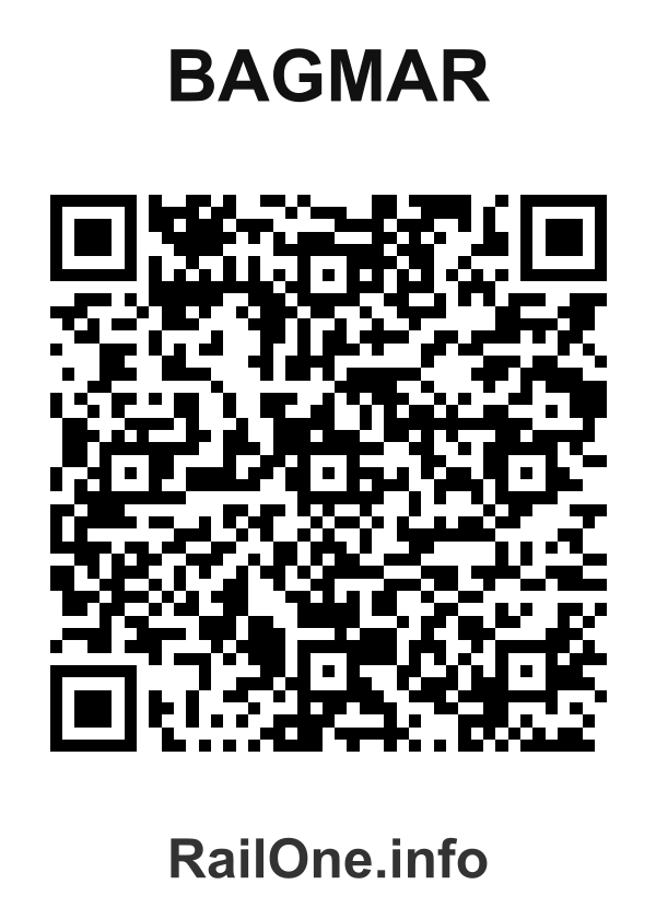 RailOne QR Code for Bagmar station