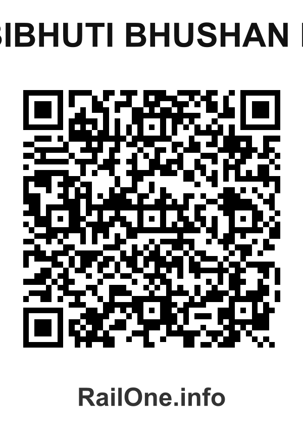 RailOne QR Code for Bibhuti Bhushan H station