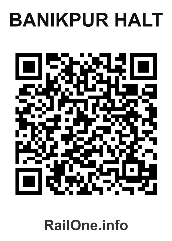 RailOne QR Code for Banikpur Halt station