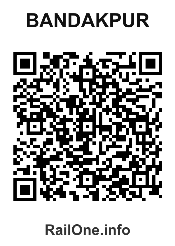 RailOne QR Code for Bandakpur station