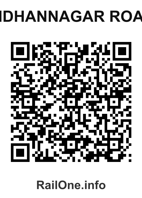 RailOne QR Code for Bidhannagar Road station