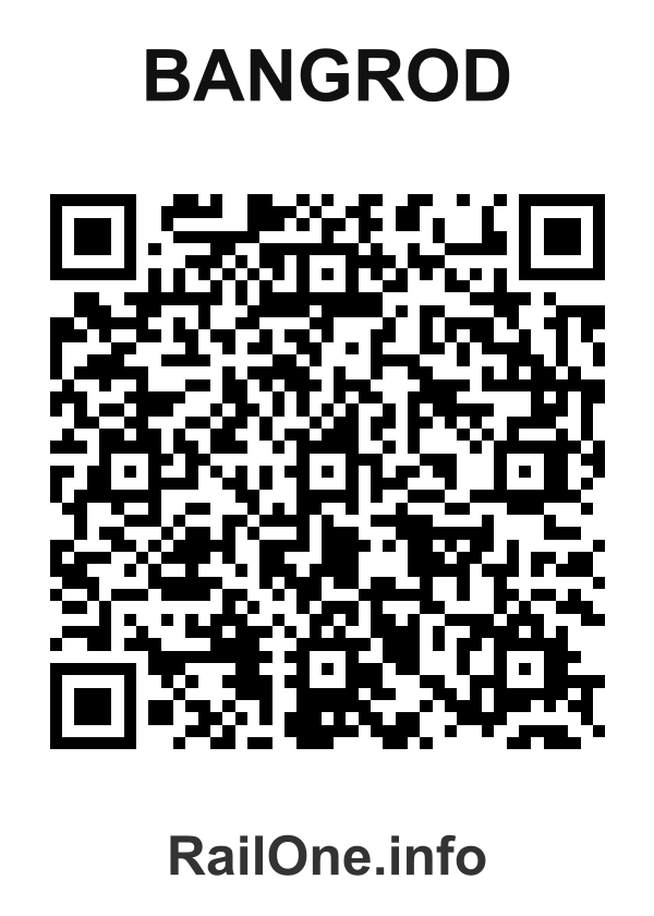 RailOne QR Code for Bangrod station