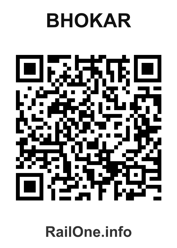 RailOne QR Code for Bhokar station