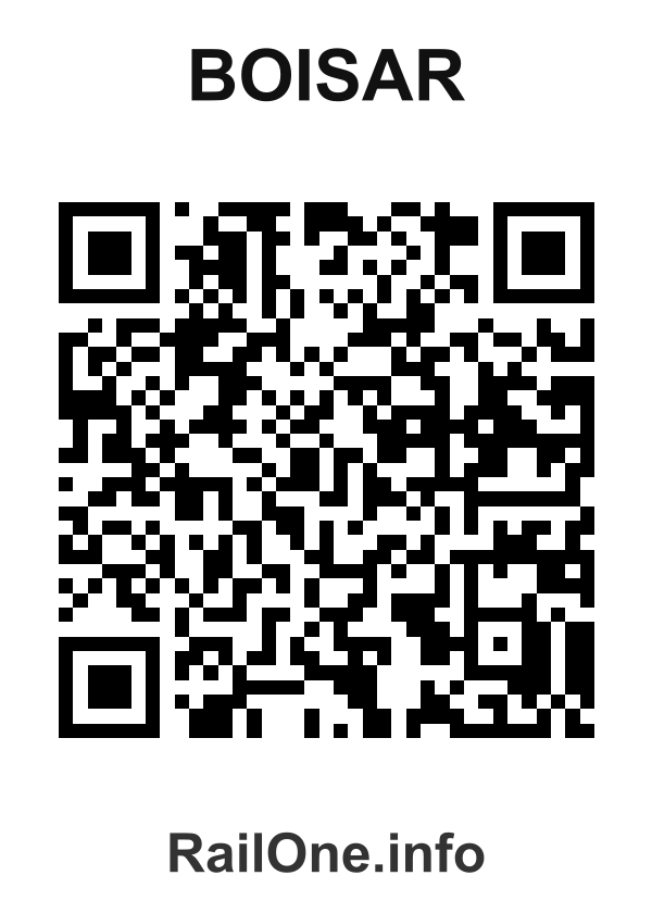 RailOne QR Code for Boisar station