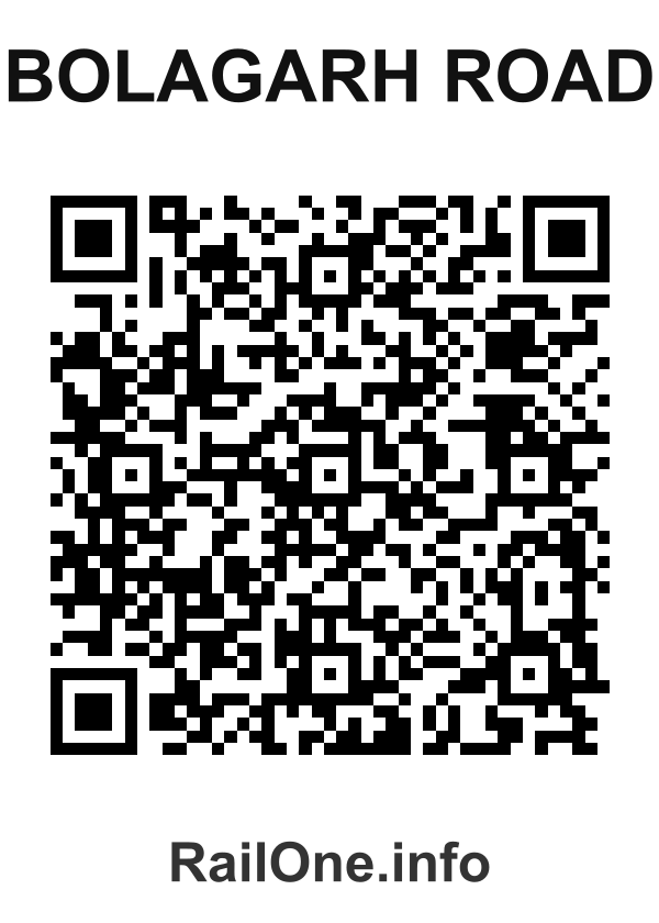 RailOne QR Code for Bolagarh Road station