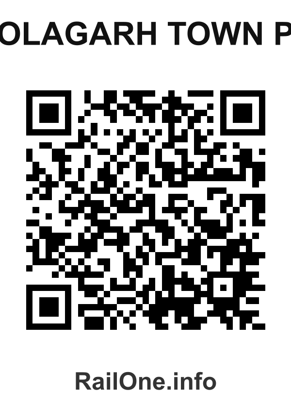 RailOne QR Code for Bolagarh Town Ph station