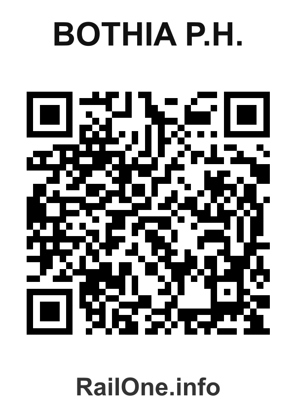 RailOne QR Code for Bothia P.h. station