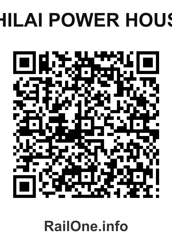 RailOne QR Code for Bhilai Power House station