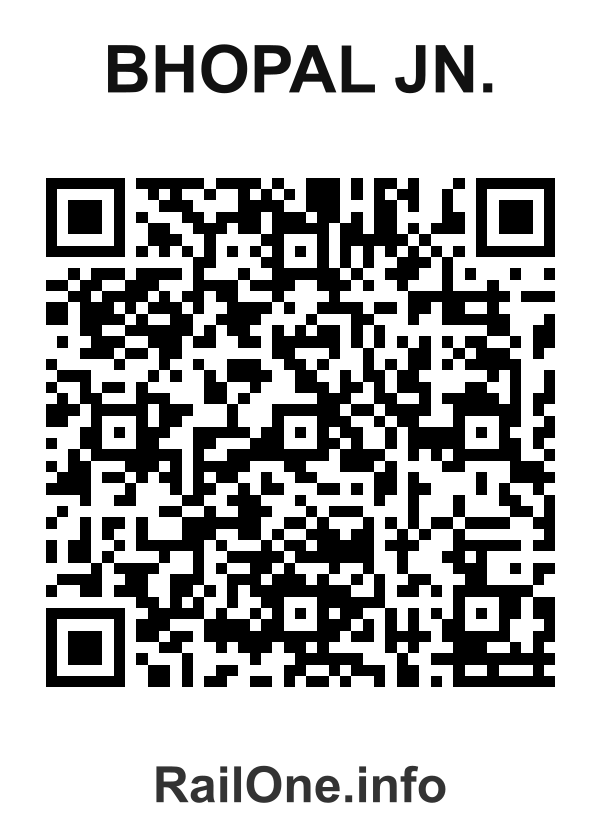 RailOne QR Code for Bhopal Jn. station