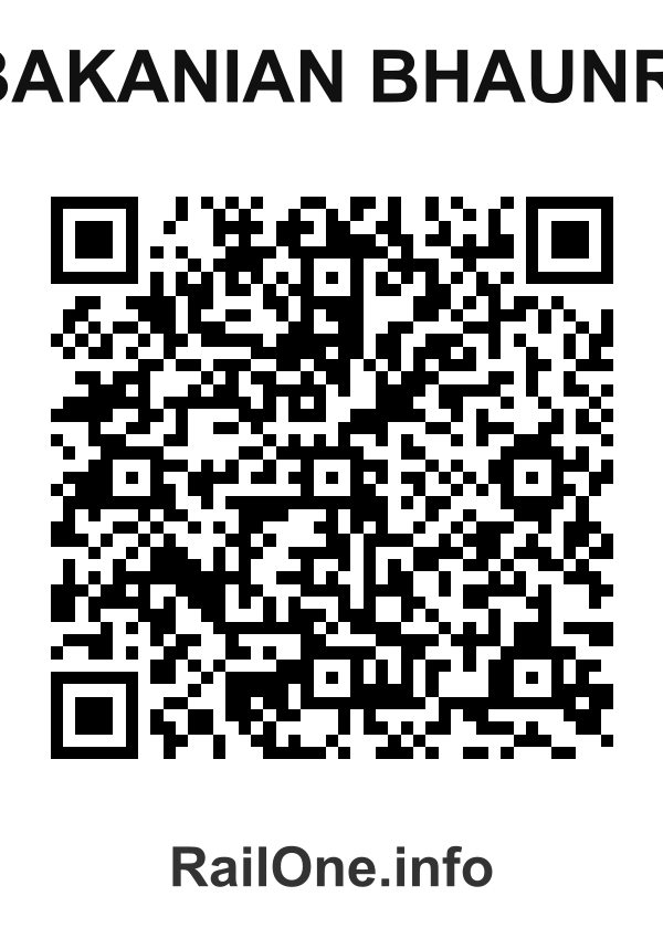 RailOne QR Code for Bakanian Bhaunri station
