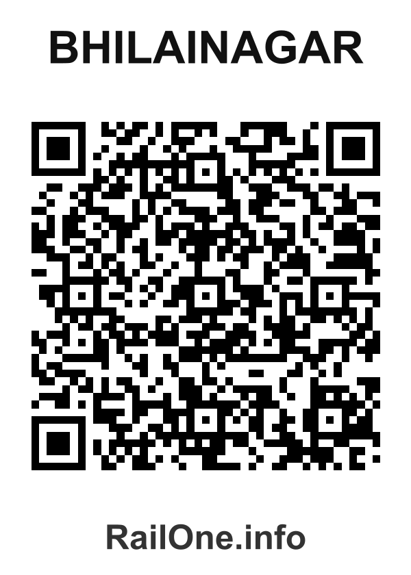 RailOne QR Code for Bhilainagar station