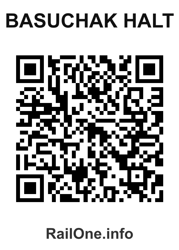 RailOne QR Code for Basuchak Halt station