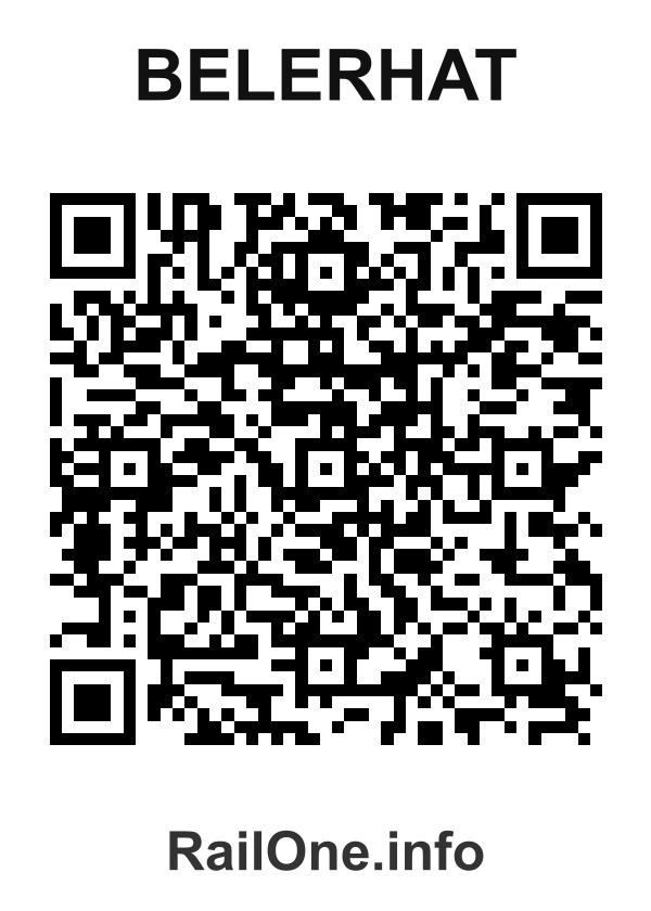 RailOne QR Code for Belerhat station