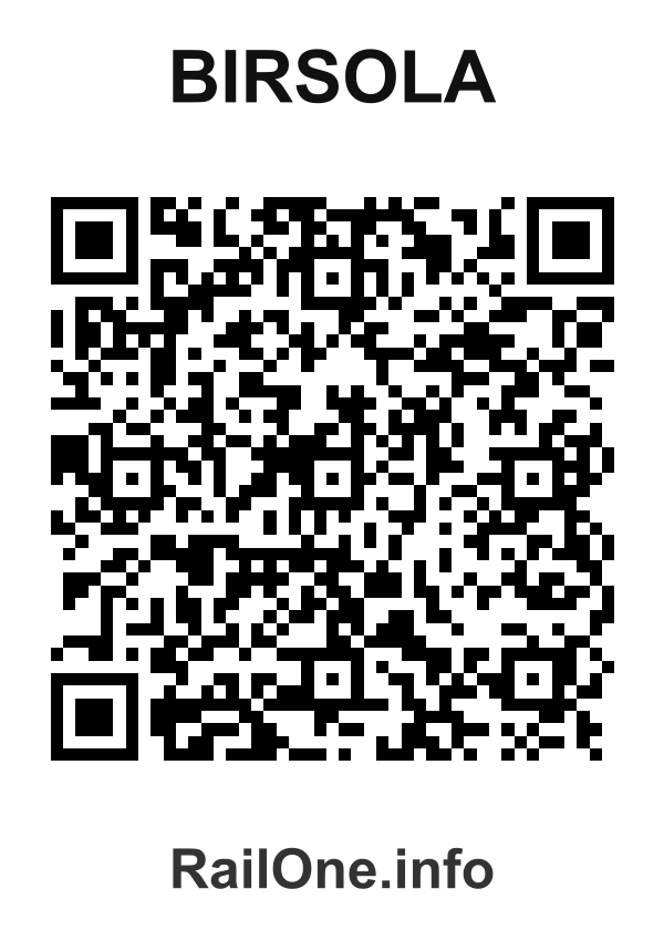 RailOne QR Code for Birsola station