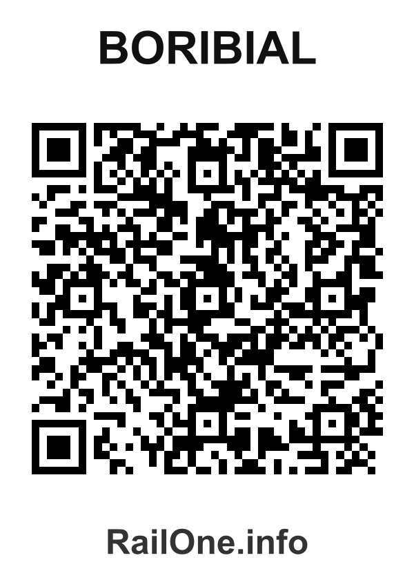 RailOne QR Code for Boribial station