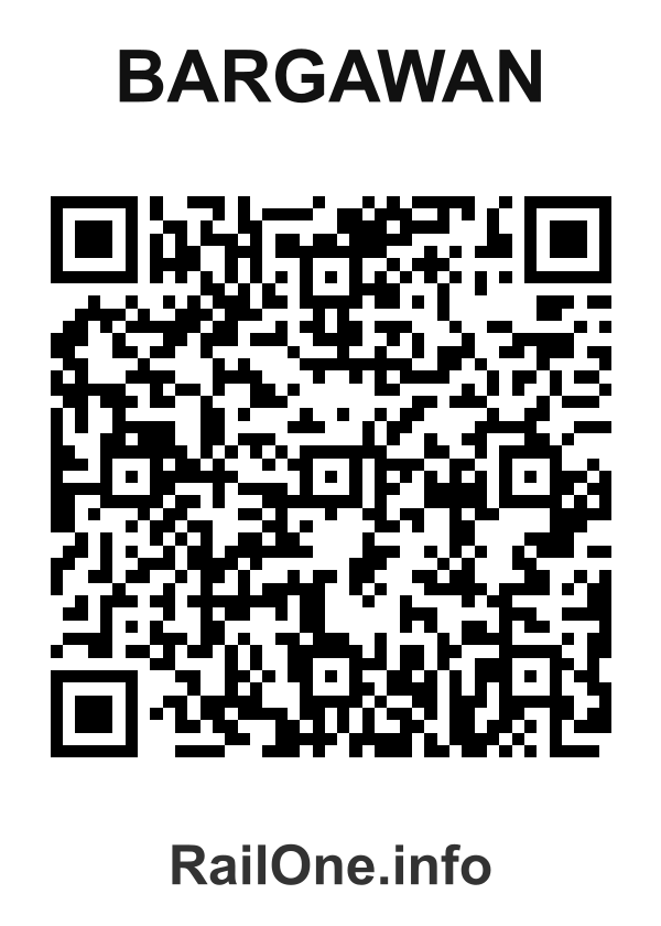 RailOne QR Code for Bargawan station