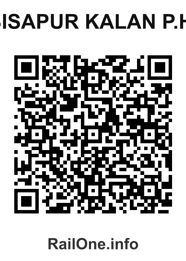 RailOne QR Code for Bisapur Kalan P.h. station