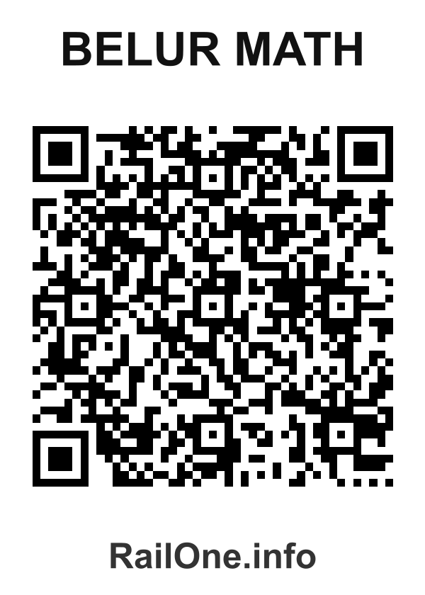 RailOne QR Code for Belur Math station