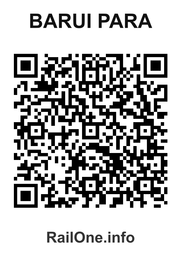 RailOne QR Code for Barui Para station