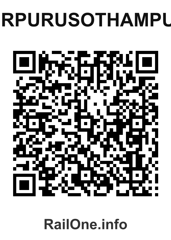RailOne QR Code for Birpurusothampur station