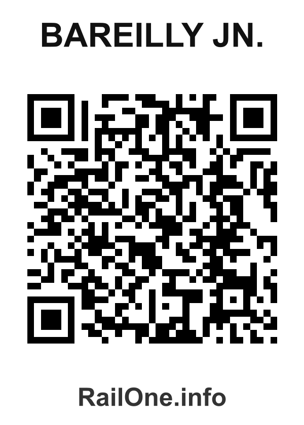 RailOne QR Code for Bareilly Jn. station