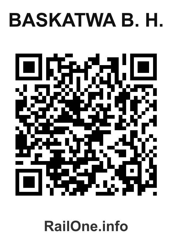 RailOne QR Code for Baskatwa B. H. station