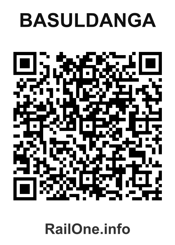 RailOne QR Code for Basuldanga station
