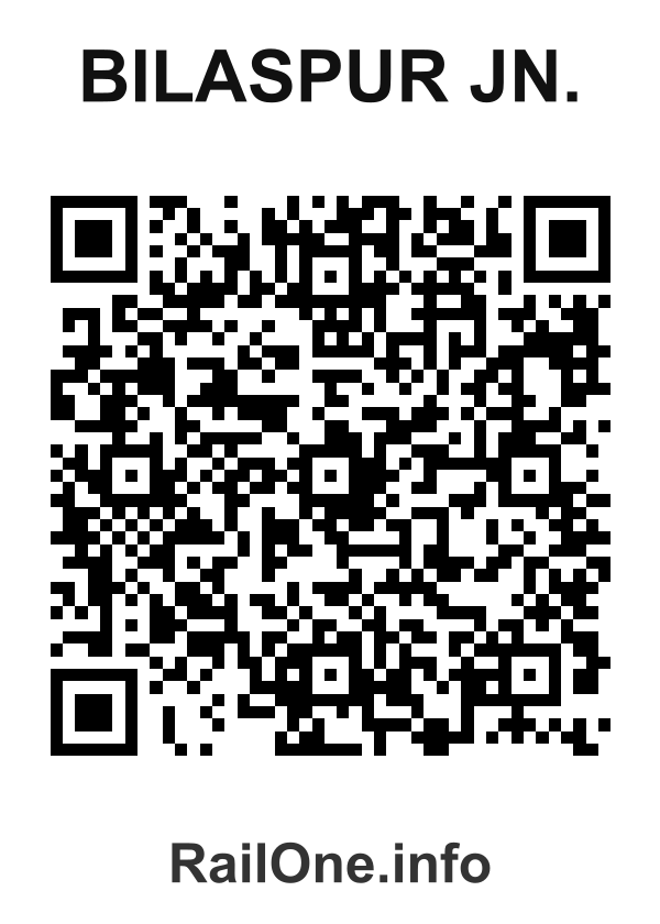 RailOne QR Code for Bilaspur Jn. station