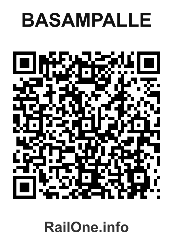 RailOne QR Code for Basampalle station