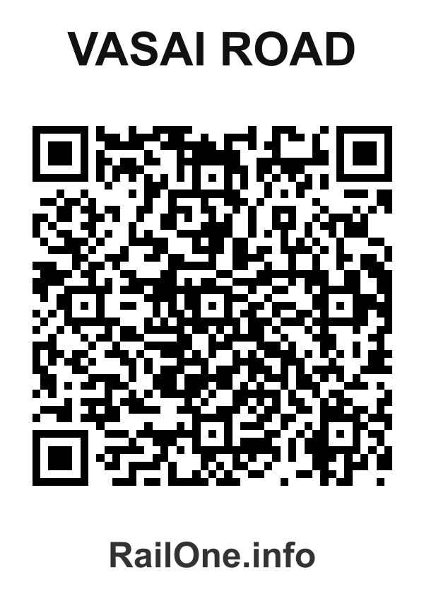 RailOne QR Code for Vasai Road station