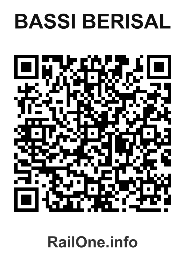 RailOne QR Code for Bassi Berisal station