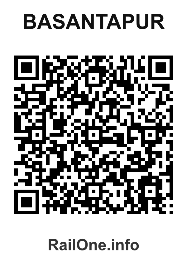 RailOne QR Code for Basantapur station