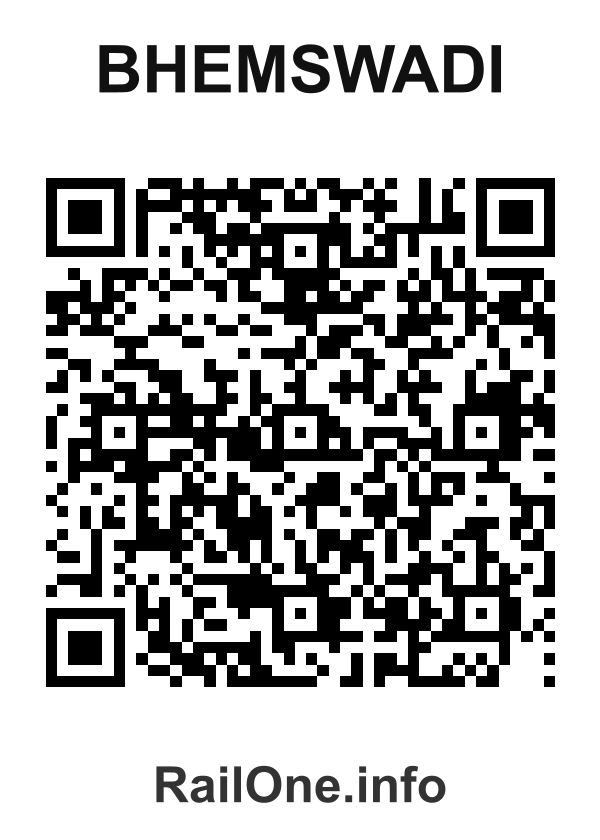 RailOne QR Code for Bhemswadi station