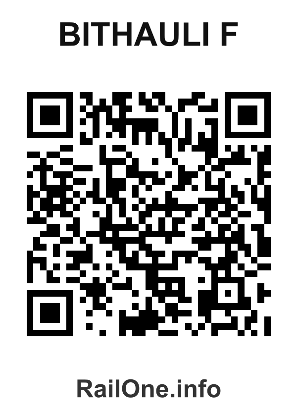 RailOne QR Code for Bithauli F station
