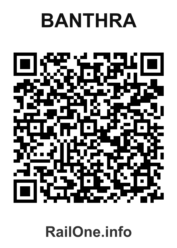 RailOne QR Code for Banthra station
