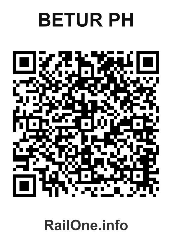 RailOne QR Code for Betur Ph station