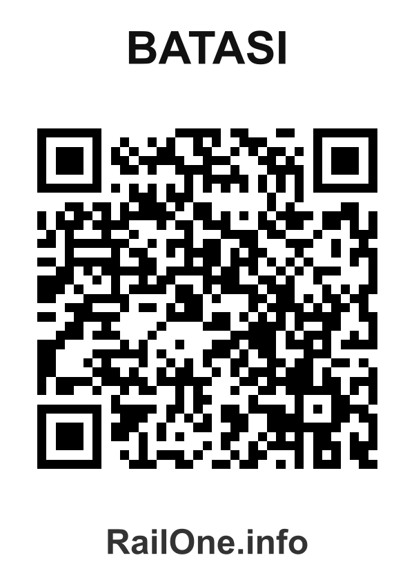 RailOne QR Code for Batasi station